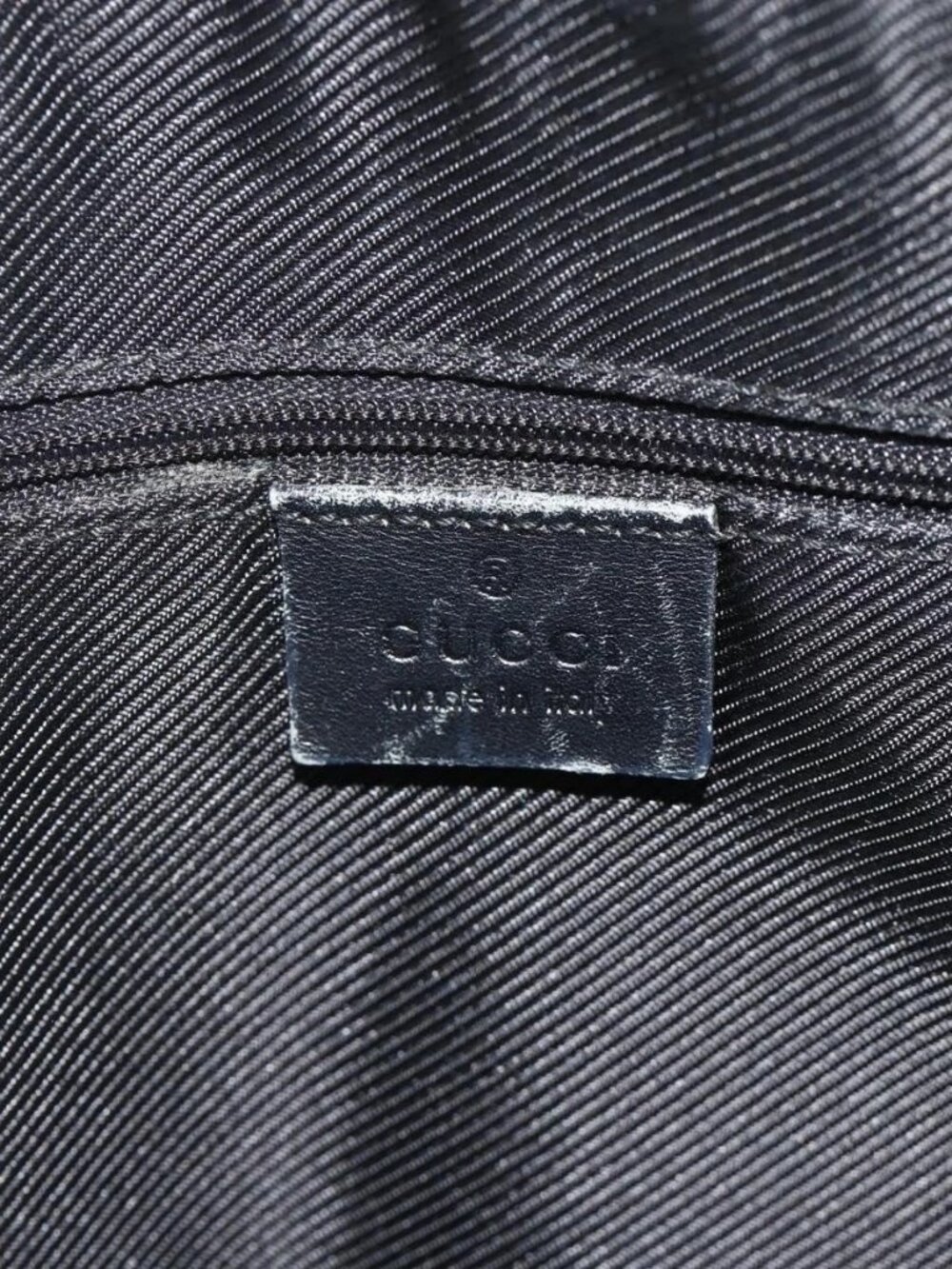 GUCCI GG Canvas Tote Bag Black Gold Auth 177786 - Picture 15 of 16